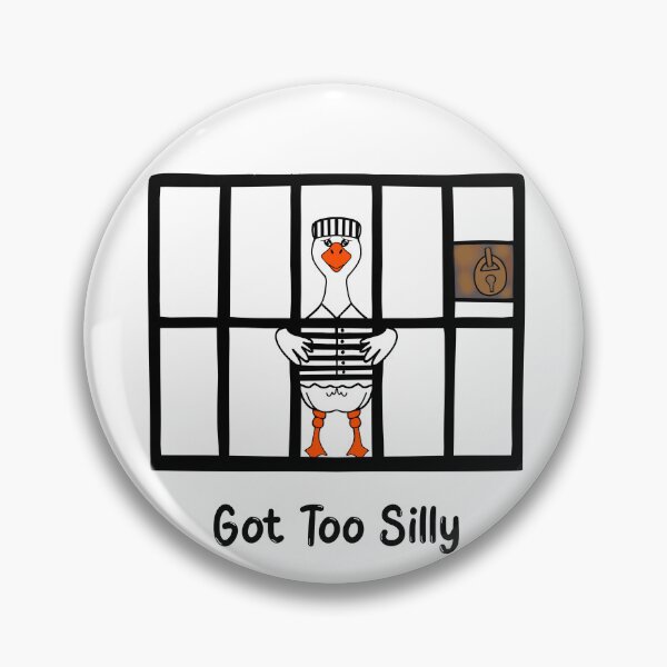 Item preview, Got Too Silly Goose Going To Jail Meme designed and sold by Sartoris Art.