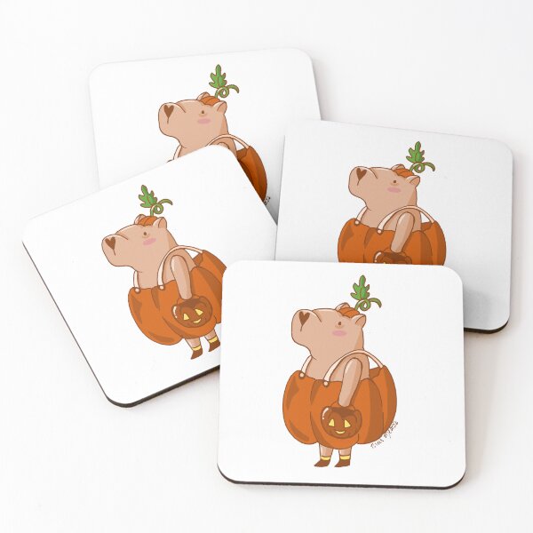 Item preview, Trick or Treat - Cute Capybara Art designed and sold by ThaisMelo.