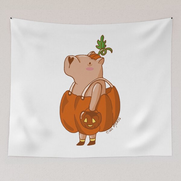 Item preview, Trick or Treat - Cute Capybara Art designed and sold by ThaisMelo.