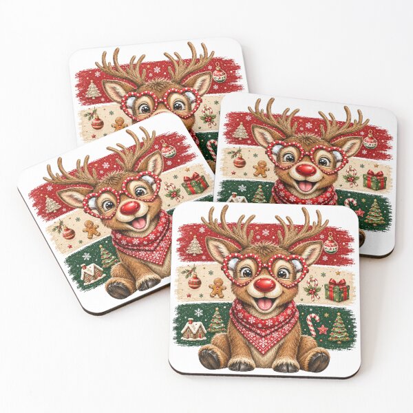 Item preview, Cute Christmas Reindeer Funny Holiday Winter  designed and sold by DYAFLK.