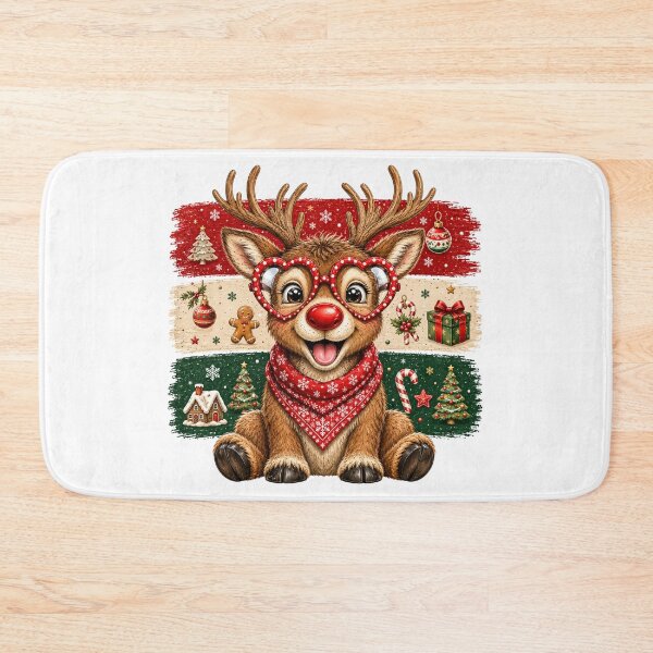 Item preview, Cute Christmas Reindeer Funny Holiday Winter  designed and sold by DYAFLK.