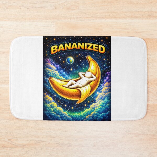 Item preview, Bananized - Trippy Neon Banana Pop Art designed and sold by Odd Alien Lab.