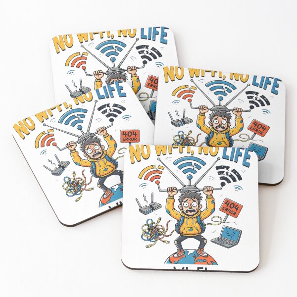 Item preview, NO WI-FI, NO LIFE designed and sold by OtavioPeres.
