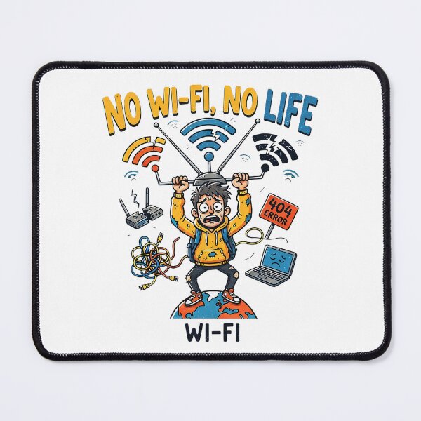 Item preview, NO WI-FI, NO LIFE designed and sold by OtavioPeres.
