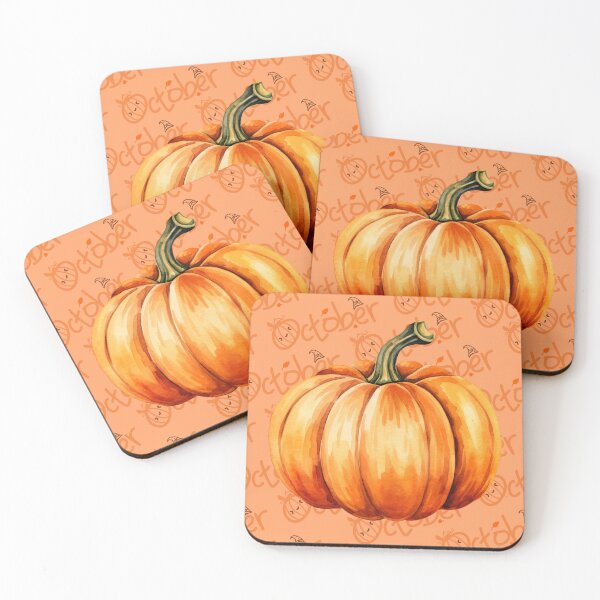 Item preview, Cozy October Watercolor Pumpkin Autumn Vibe designed and sold by EfyTR.