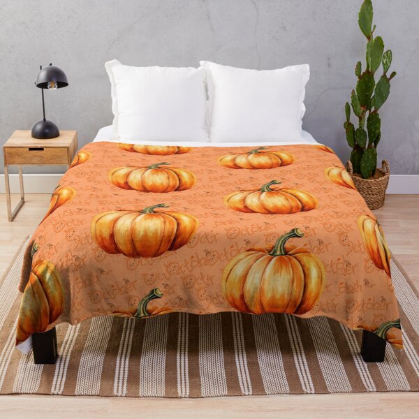 Item preview, Cozy October Watercolor Pumpkin Autumn Vibe designed and sold by EfyTR.