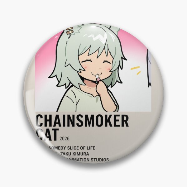 Item preview, Chainsmoker Cat designed and sold by mynarasolwy.