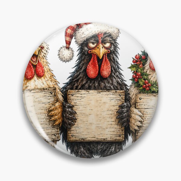 Item preview, Funny Bin Chicken Christmas Australian Ibis Holiday  designed and sold by DYAFLK.