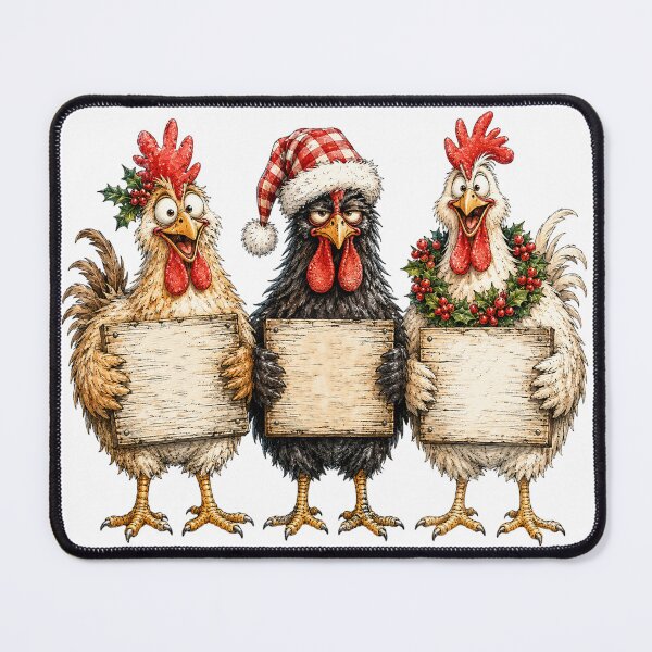 Item preview, Funny Bin Chicken Christmas Australian Ibis Holiday  designed and sold by DYAFLK.