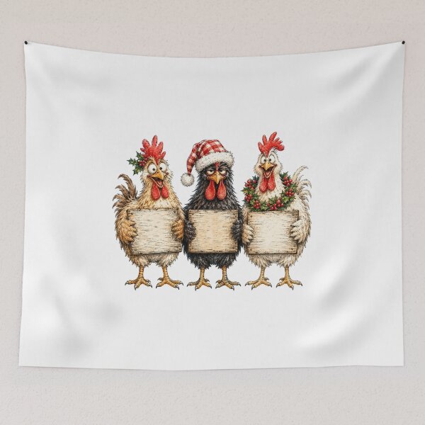 Item preview, Funny Bin Chicken Christmas Australian Ibis Holiday  designed and sold by DYAFLK.