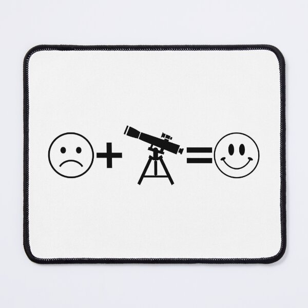 Item preview, Astronomy Makes Me Happy — Funny Telescope Stargazing Equation designed and sold by Vision Crafted.