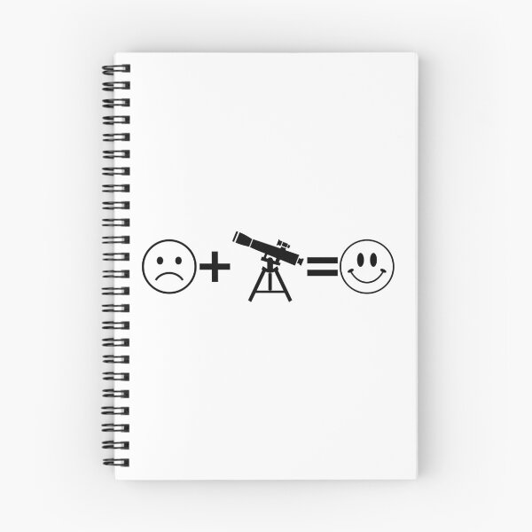 Item preview, Astronomy Makes Me Happy — Funny Telescope Stargazing Equation designed and sold by Vision Crafted.