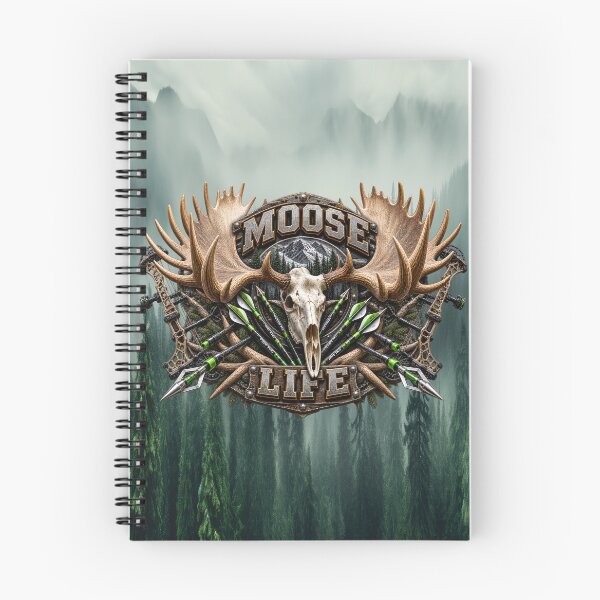 Item preview, Moose Life – Bowhunting Moose Skull & Archery Outdoor Design designed and sold by artistwill.
