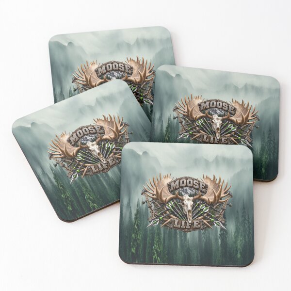Item preview, Moose Life – Bowhunting Moose Skull & Archery Outdoor Design designed and sold by artistwill.