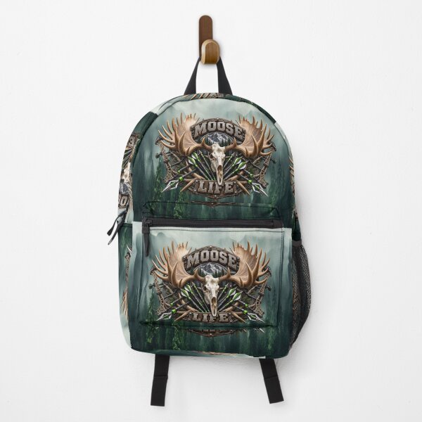 Item preview, Moose Life – Bowhunting Moose Skull & Archery Outdoor Design designed and sold by artistwill.