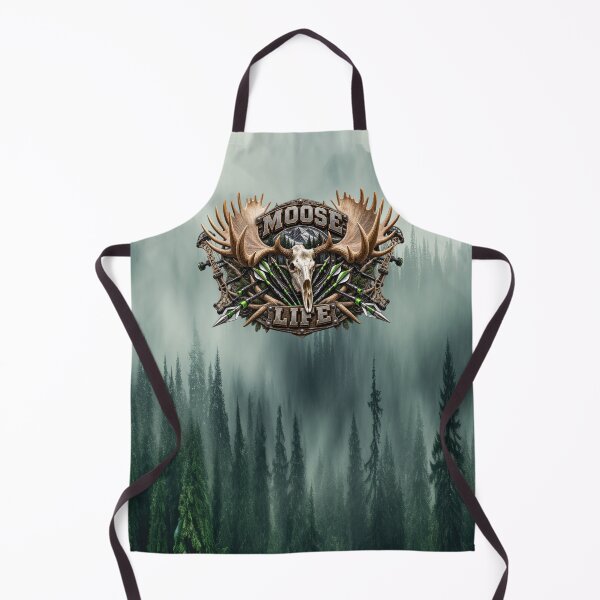 Item preview, Moose Life – Bowhunting Moose Skull & Archery Outdoor Design designed and sold by artistwill.