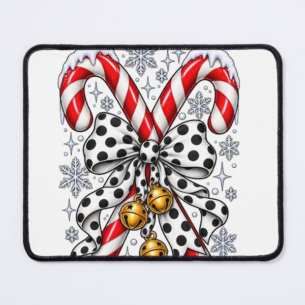 Item preview, Christmas Candy Cane Shirt, Candy Cane Christmas Tee, Christmas Bow Shirt, Holiday Graphic T-Shirt, Festive Jingle Bell Tee designed and sold by Vireltoo.