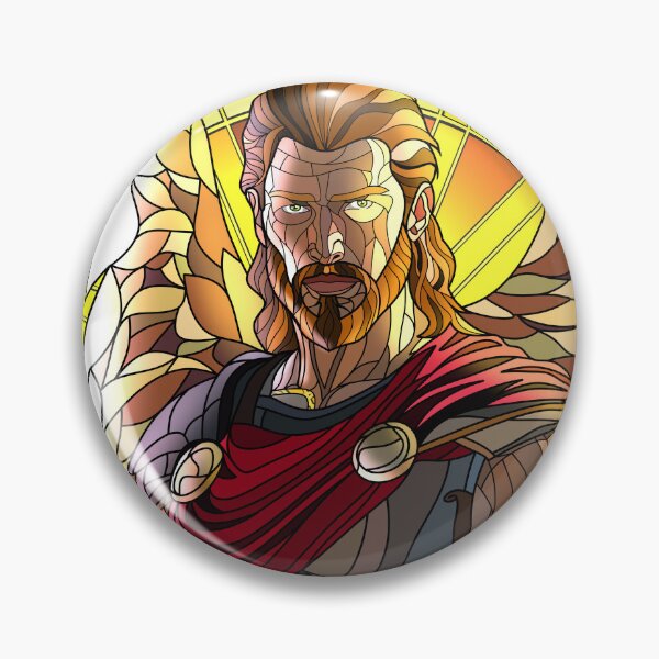 Item preview, Stained glass window Archangel Michael designed and sold by Ross_Studio.ART.