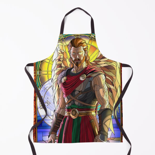Item preview, Stained glass window Archangel Michael designed and sold by Ross_Studio.ART.