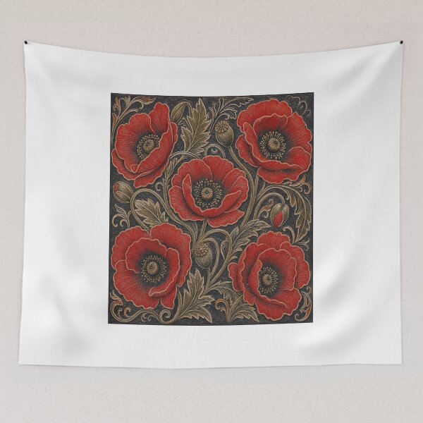Item preview, Poppies designed and sold by Artnovalty.redbubble.com.
