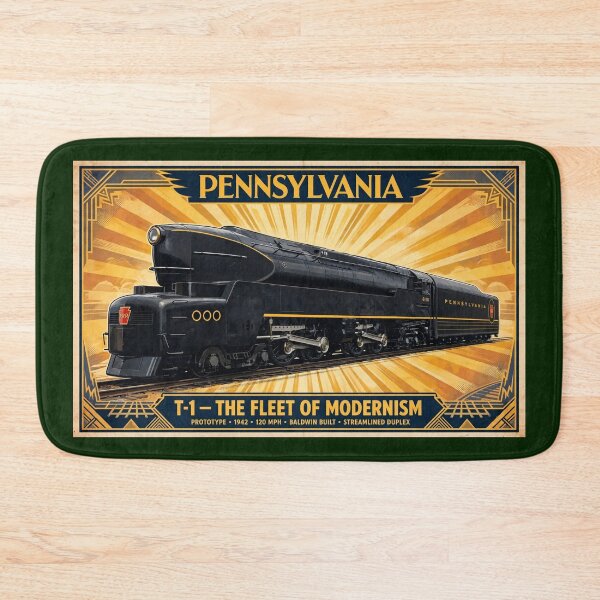 Item preview, PRR T-1 Poster designed and sold by Trains-and-Rail.