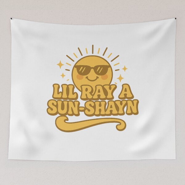 Item preview, Lil Ray A Sun-Shayn – Funny Phonetic Sunshine Design | Positive Retro Vibes designed and sold by SoulThread Studio.