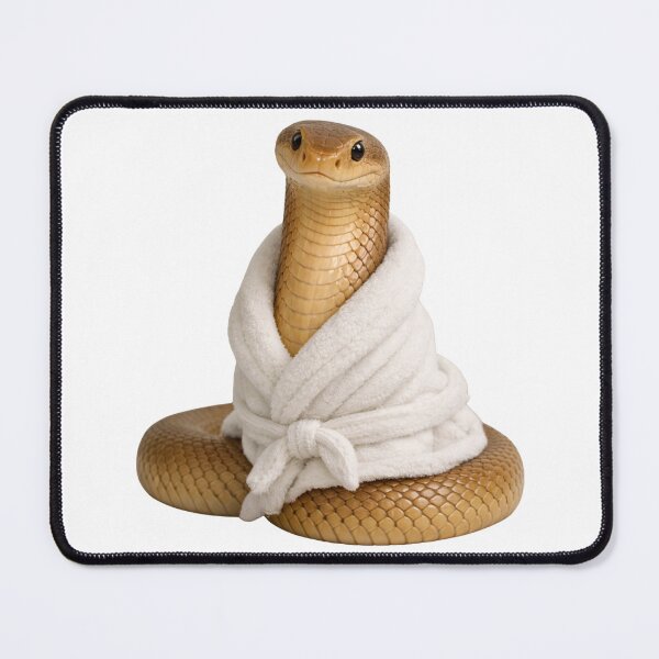 Item preview, Cozy Inland Taipan in a Bathrobe designed and sold by Sillytoe.