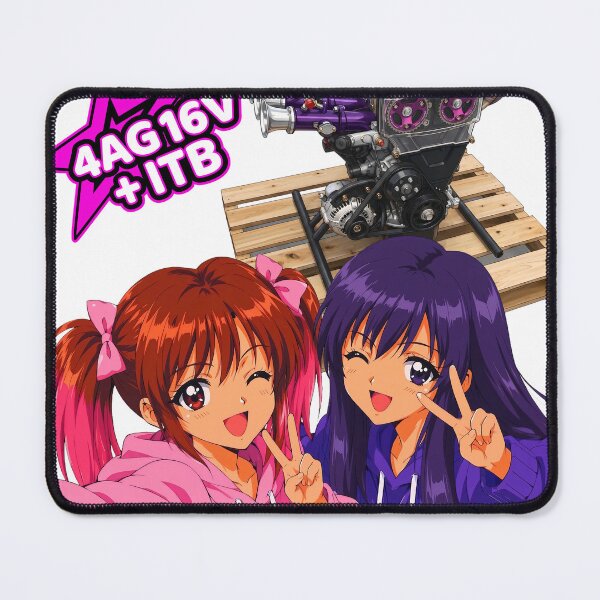 Item preview, 4AG 16V ITB JDM Engine & Retro 90s Anime Girls - Akihabara Motors designed and sold by AKIHABARAMOTORS.