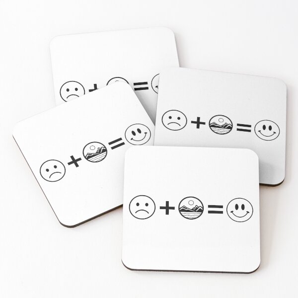 Item preview, The Outdoors Makes Me Happy — Funny Nature Adventure Equation designed and sold by Vision Crafted.