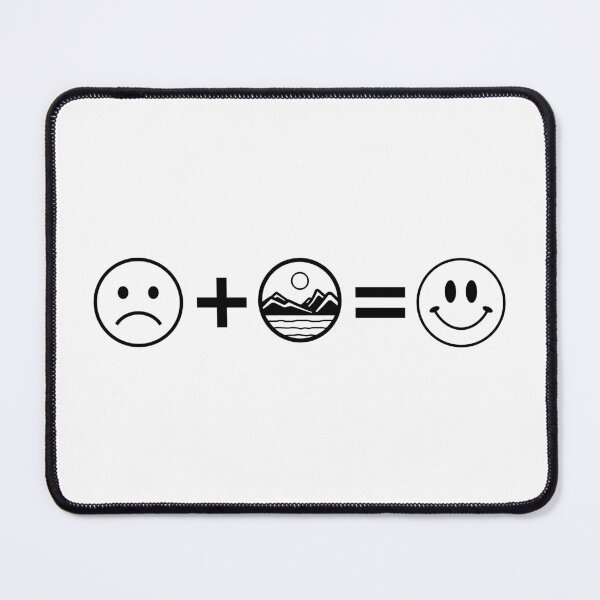 Item preview, The Outdoors Makes Me Happy — Funny Nature Adventure Equation designed and sold by Vision Crafted.