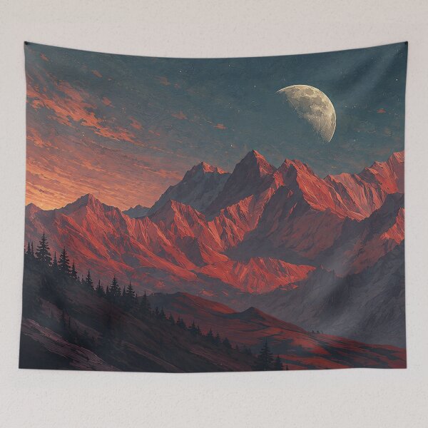 Item preview, Crimson Peaks Under the Moon designed and sold by H-Tsvetkova.