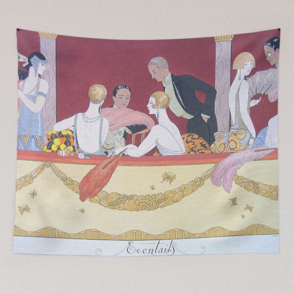 Artikelvorschau, Art-déco-Mode-Wandkunst | Eventails-Druck | George Barbier entworfen und verkauft von RickE.