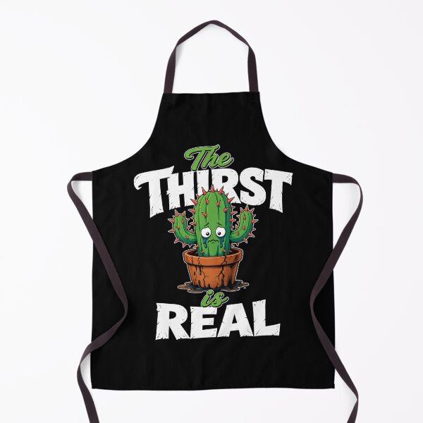 Item preview, The Thirst Is Real Funny Cactus Art designed and sold by TshirtsOnline-.