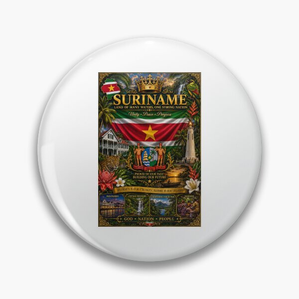 Item preview, Suriname Pride – Culture, Heritage & Tropical Beauty  designed and sold by     Crowned Canvas Studio ⭐ .