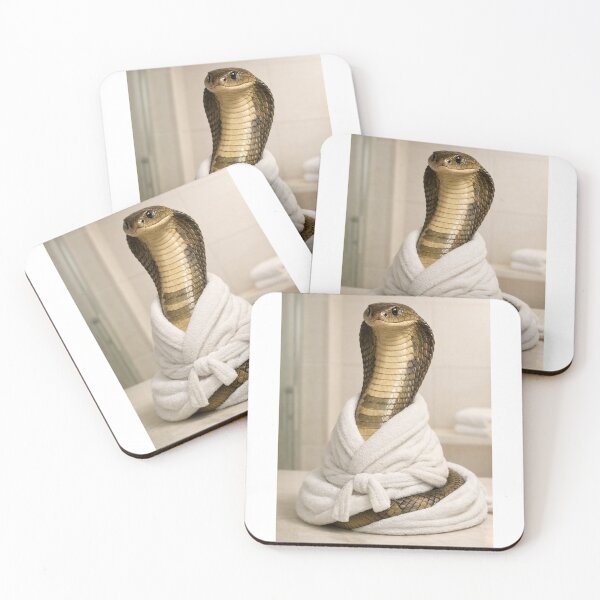 Item preview, King Cobra Wearing a Bathrobe designed and sold by Sillytoe.