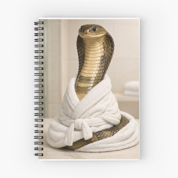 Item preview, King Cobra Wearing a Bathrobe designed and sold by Sillytoe.