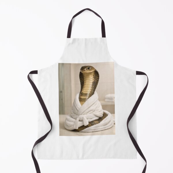 Item preview, King Cobra Wearing a Bathrobe designed and sold by Sillytoe.