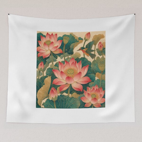 Item preview, Lotus Flowers designed and sold by Artnovalty.redbubble.com.