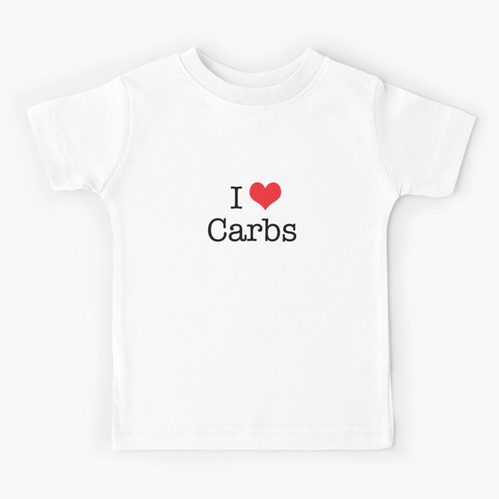 I heart carbs Kids T-Shirt