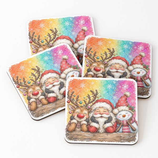Item preview, Cute Funny Christmas Santa Reindeer Family Holiday designed and sold by DYAFLK.