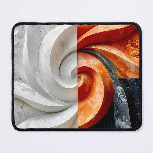 Item preview, Duality of White Plaster and Terracotta Slate designed and sold by Vicky Brago-Mitchell®.