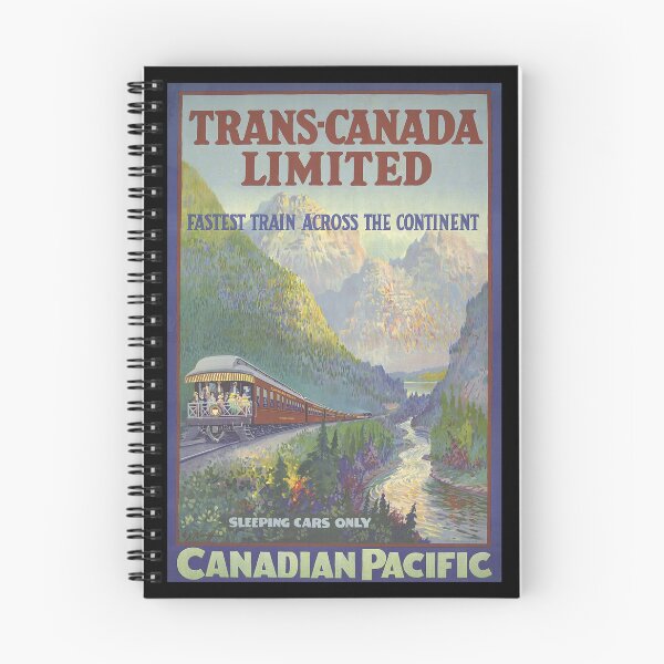 Item preview, vintage canadian pacific railway designed and sold by soulsurferart.