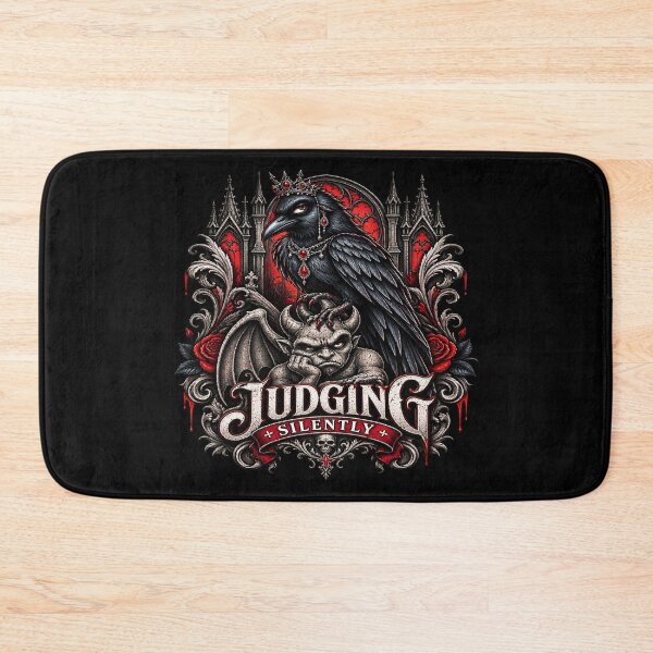 Item preview, Judging Silently Gothic Raven designed and sold by TheInkRaven.