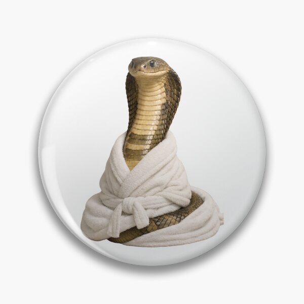 Item preview, Cozy King Cobra in a Bathrobe designed and sold by Sillytoe.