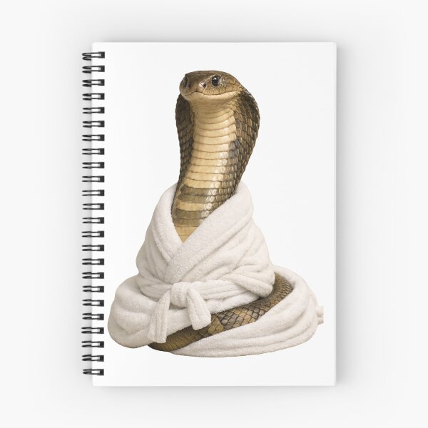 Item preview, Cozy King Cobra in a Bathrobe designed and sold by Sillytoe.