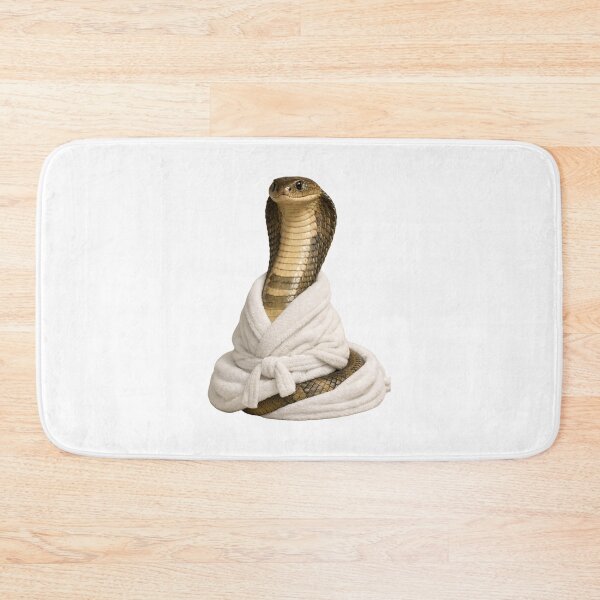 Item preview, Cozy King Cobra in a Bathrobe designed and sold by Sillytoe.