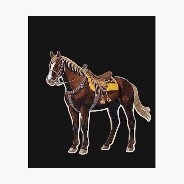 Item preview, Vintage Embroidered Horse Patch – Western Equestrian Art designed and sold by NeonSketch Lab.