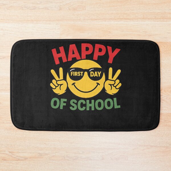 Item preview, Happy First Day of School Smiley Face Kids Classroom  designed and sold by dragonbol023.