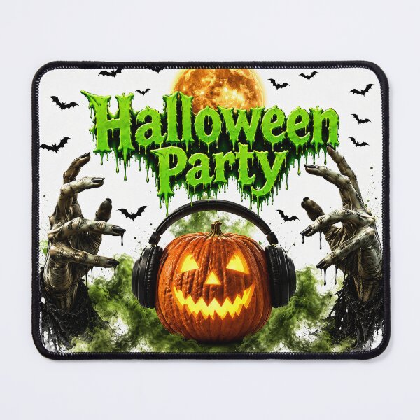 Item preview, Halloween Party Pumpkin DJ designed and sold by DansCreations42.