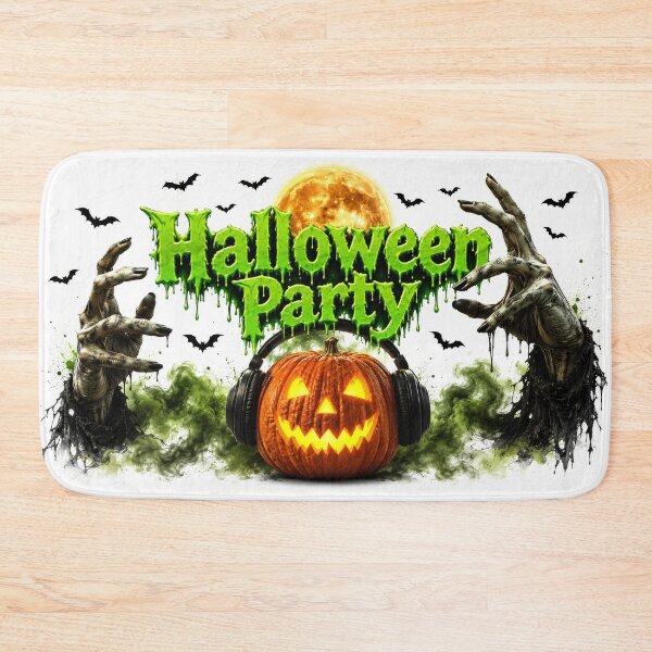 Item preview, Halloween Party Pumpkin DJ designed and sold by DansCreations42.